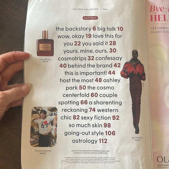 Cosmopolitan Magazine vol 273 no. 3 Fall 2024 - Picture 5 of 6
